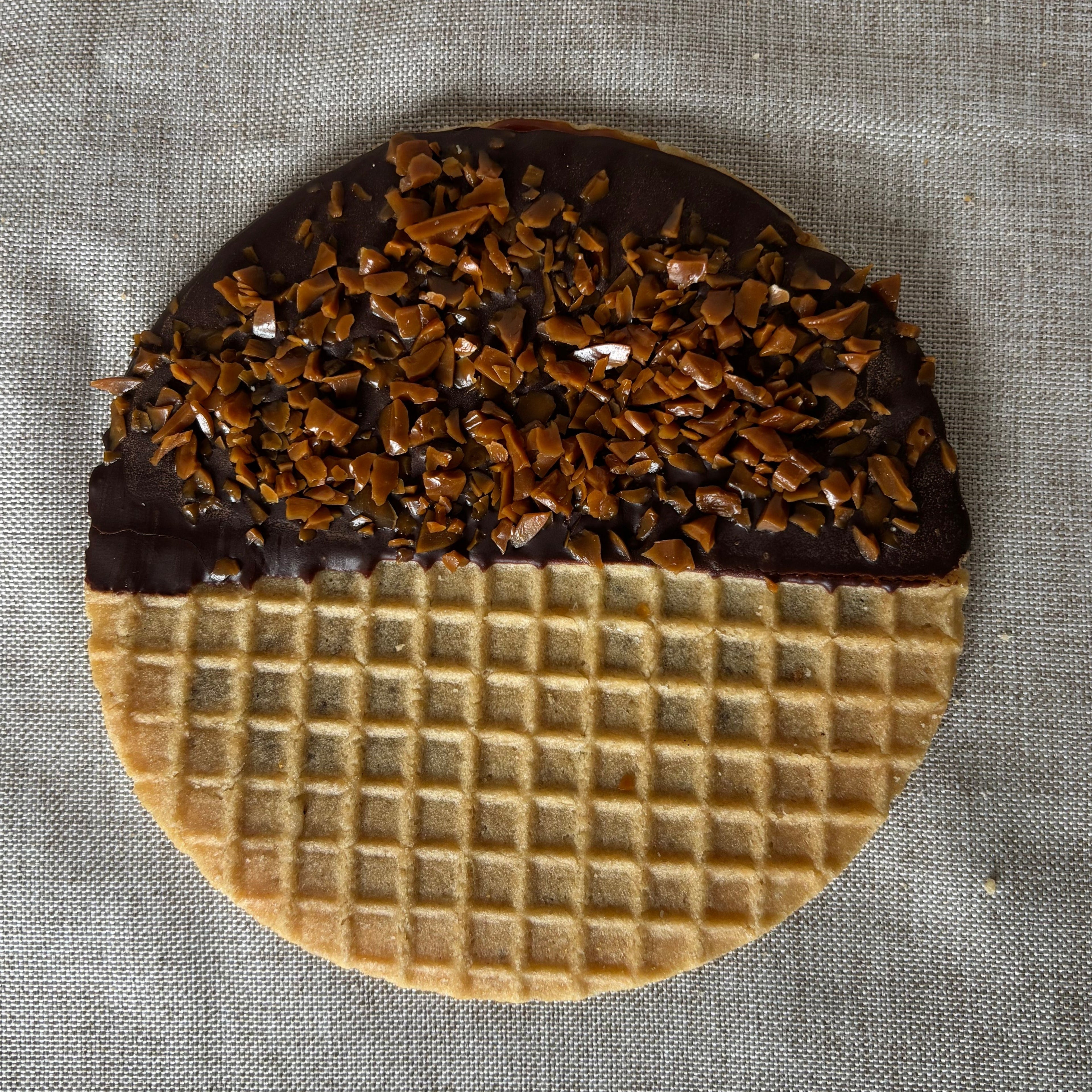 Gaufres fourrées Caramel - Calvados d'Isigny